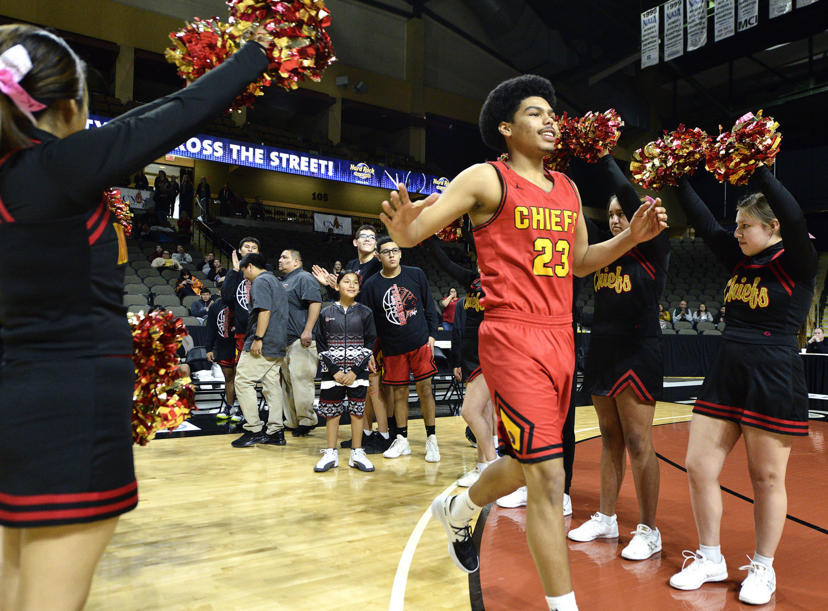 Lawton-Bronson vs Omaha Nation basketball
